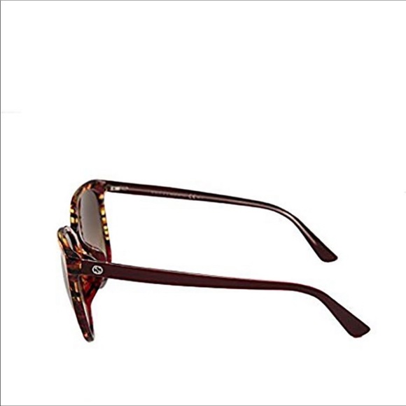 GUCCI RED HAVANA BURGUNDY BROWN GRADIENT S… main image 4
